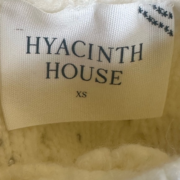 Hyacinth House Tuckernuck “Ellis” Cream  Sweater With Pearls Size XS New! - Picture 11 of 11